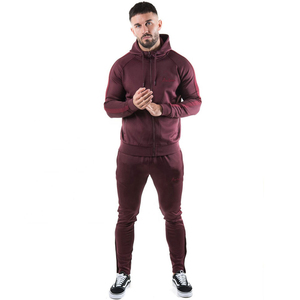 <b>Mens</b> Heavyweight 470 Gsm Full-zip Hoodie amp Baggy Sweatpants Set 100% Cotton Puff Print Logo Boxy Fit Bulk Purchase Available - Product Image 2