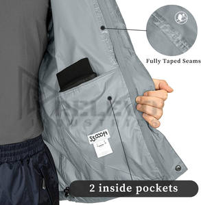 Chaqueta Impermeable de Invierno con Forro Softshell, Cierre de Cremallera, Ligera, para Camping y Actividades al Aire Libre, Gore-Tex, para Adultos - Product Image 4