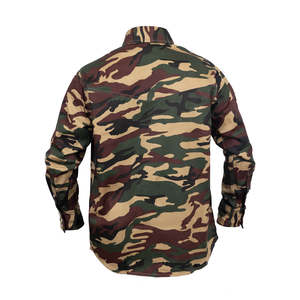 100% Chemise de travail résistante aux flammes en tissu C léger Chemise de camouflage Mili moyen FR - Product Image 2