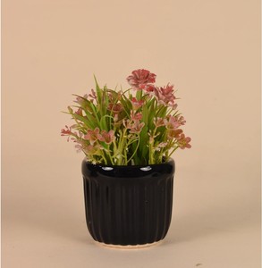 Maceta de Cerámica con Acabado Brillante, Diseño Profundo, Construcción Robusta, Decoración Elegante para Interiores, Hogar y Jardín - Product Image 5