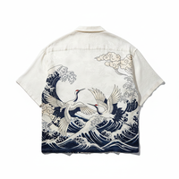Neue Modische Chinesische Traditionelle Kostümkleidung Seiden-Kimono Herren Streetwear Jacke