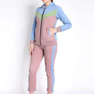 Premium Women Zipper Panel Work Tracksuit Custom OEM Wholesale Factory Supplier USA Modern Athletic Apparel Collection <b>Set</b> - Product Image 6