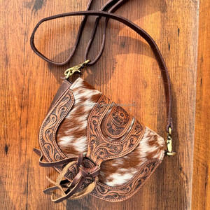 Neue Kollektion Real Cowhide Fur Hand gefertigte Leder-Schulter tasche Carving Bohemian Bags Hot Selling Bags für Frauen - Product Image 2