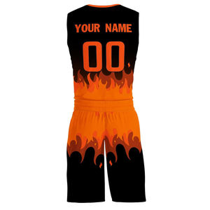 Ensemble de maillots 2026 personnalisés pour entraînement de basketball E Score, sans manches, antibactérien, imprimé, respirant, anti-humidité, idéal pour l'été - Product Image 2
