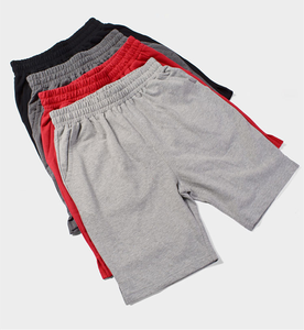 กางเกงขาสั้นสตรีทแวร์ทรงกลางเอวผูกเชือก ผ้าวอชด์คุณภาพสูง ขอบดิบ แต่งโลโก้ตามสั่ง หนานุ่ม ซักย้อมสีแบบแอซิดวอช - Product Image 1