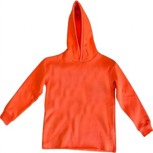 Sudadera con capucha unisex extragrande personalizada, con lavado ácido, efecto desgastado, de algodón, con bajo sin rematar y cremallera, de corte holgado - Product Image 2