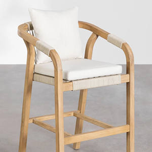 ชุดโต๊ะเก้าอี้ไม้สำหรับสวนโรงแรม ชุดเฟอร์นิเจอร์กลางแจ้งสำหรับรีสอร์ทหรูหรา ชุดโต๊ะเก้าอี้ไม้สักสำหรับสวนโรงแรม - Jeni - Product Image 3