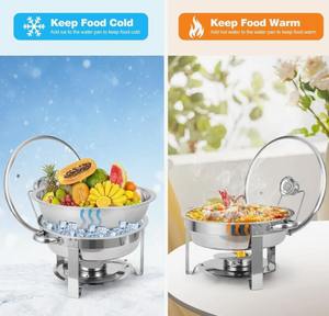 Accessoires de buffet en acier inoxydable de haute qualité, équipement de restauration pour hôtels et événements au meilleur prix - Product Image 2