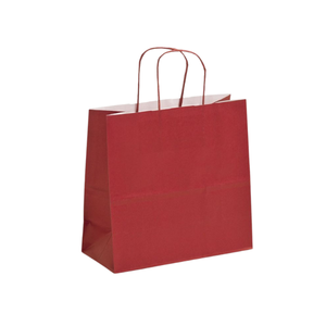 Bolsas de Compra Personalizadas para Llevar, Bolsa de Papel Kraft Clásica, Impresión Flexográfica, Ecológica, Reciclable, Precio Bajo, Diseña Tu Propio Logotipo - Product Image 1