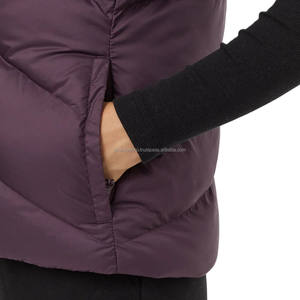 Automne hiver imperméable sans manches coton rembourré léger gilet vestes respirant nouveau 2025 coupe-vent fermeture éclair gilets - Product Image 4