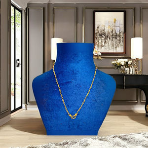 Cadena de Oro 22K con Eslabones Infinitos y Trenzados, Diseño Elegante para Uso Diario, con Cierre Seguro Tipo S, para Mujer - Product Image 1