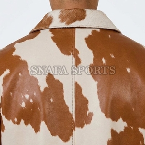 Good Quality Hair on <b>Leather</b> <b>Jackets</b> For Men Best Price Custom Men's <b>Winter</b> Fashion Cowhide <b>Leather</b> <b>Jacket</b> For Sale - Product Image 6