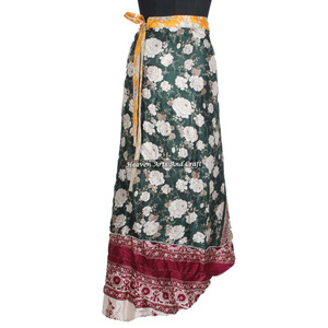 New 2026 New Arrival New Indian Ladies Vintage Beautiful Women Silk Magic <b>Wrap</b> Skirt Magic 38" <b>Sarong</b> Pareo Custom Latest Design - Product Image 6