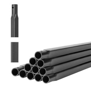 Juego de 11 Balaustres Cuadrados de Acero al Carbono de 44 Pulgadas para Interiores, Balaustres de Escalera de 0.5 Pulgadas, Resistentes a la Corrosión, Piezas para Escaleras - Product Image 1