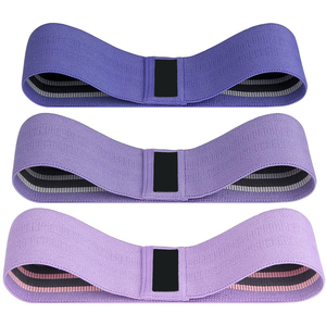 Custom Exercise Resistance <b>Bands</b> for Yoga Pilates Booty Glute Athletic <b>Workout</b> 3-Piece Training Set - Product Image 1