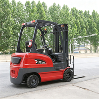 Schnelle Lieferung 1,5 Tonnen Kleiner Elektro-Gabelstapler Hubhöhe 3m-6m Lithium-Batterie AC-Motor Palettenhubwagen Stapler Gabelstapler Robust