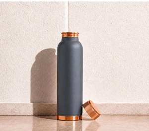 Botella de Agua de Cobre Puro Ecológica, Duradera y de Gran Capacidad para Uso en la Oficina - Diseño Moderno y Lujoso - Product Image 3
