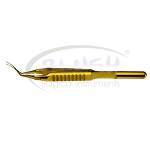 Pinzas de Extracción de Lenticulas SMILE Cross Action Curvas de Titanio, Instrumento para Cirugía Refractiva, Certificado CE ISO por Blush Surgical - Product Image 2