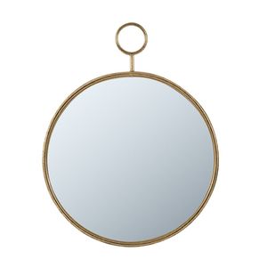 22 \ "X 28 \" oro cornice in ferro accento specchio a parete Design cerchio per soggiorno ingresso ufficio - Product Image 2