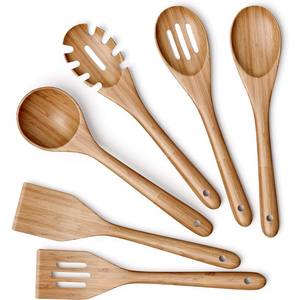 Luxury Black Wooden Kitchen Set Handcrafted Non-Stick Safe Cooking Spoons & Spatula Set Eco-Friendly Wood Kitchen Tools - Product Image 5