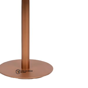 Modern Round Iron Metal <b>Stool</b> with Cylindrical Legs Minimalist Powder Coated Steel <b>Stool</b> for Home Cafe & Commercial Use - Product Image 4