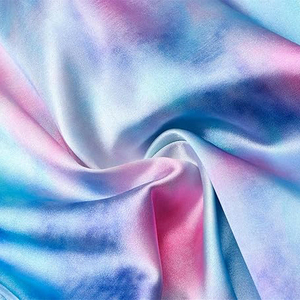 Conjunto de Pijama de Satén Tie Dye para Mujer, Manga Corta, Botones al Frente, Ropa de Dormir Informal de Verano, Pantalones Cortos de Talle Medio, Conjunto de 2 Piezas - Product Image 5