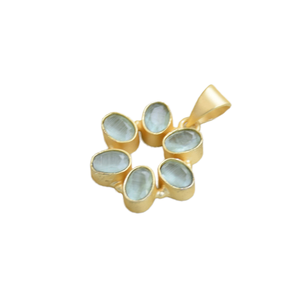 Collier à breloques plaqué rhodium bohème, fait à la main, bijoux de mode pour femmes, vente en gros pour l'exportation - Product Image 2