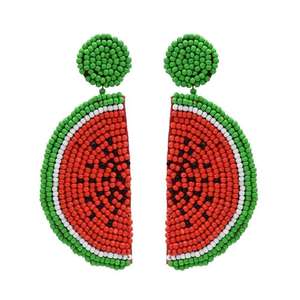 Black White Gold Shan India Bohemia Multicolor Miyuki Handmade Glass Beaded Dangle <b>Earrings</b> Women Gold Plated Lead Cadmium AZO - Product Image 5