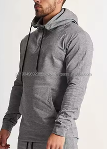 Vêtements de sport d'extérieur en gros, créez votre propre survêtement à capuche pour homme avec impression zippée 14 - Product Image 3