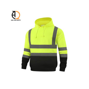 Men's High Visibility Waterproof Safety Hoodie <b>Reflective</b> Mining Jackets with Customizable Logo Hi Vis Hoodie - Product Image 5