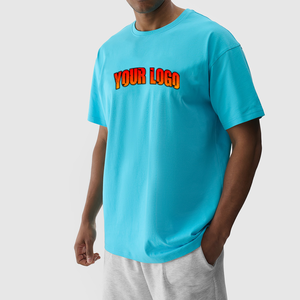 Camiseta 100% Algodón, Camiseta Personalizada con Impresión Puff, Logotipo Gráfico Unisex, Camisetas de Manga Corta para Hombre - Product Image 2