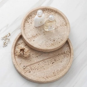 Plateau de service style marbre travertin pour hôtel, restaurant, table à manger et décoration de cuisine à domicile - Product Image 5