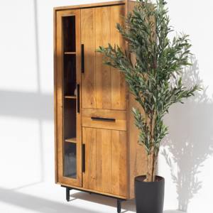 Vitrina Vandana Aureo Astra, Mueble de Almacenamiento Moderno de Madera Maciza con Diseño Minimalista - Product Image 5