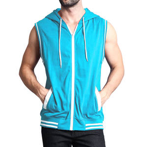 Hoodies et Sweatshirts Thermiques en Coton pour Hommes, Débardeurs de Sport Respirants en Coton pour la Musculation - Product Image 3