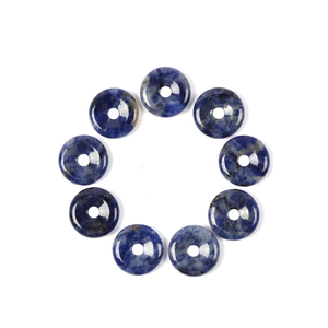 Donuts en cristal naturel : Sodalite, Agate, Pierres de guérison Reiki, Pierres précieuses en cristal, Vente en gros - Product Image 5