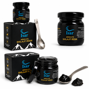 37-40 pièces, commande RTS de 50 grammes de résine de Shilajit de l'Himalaya, naturelle, riche en acide fulvique 85%+, dose pour 90 jours - Product Image 1