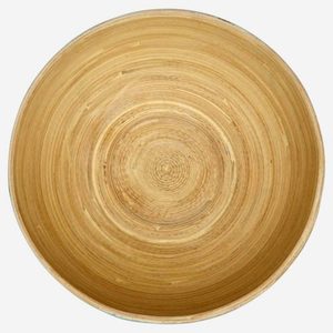 Ensaladera de bambú natural 100% ecológica de Hathai, vajilla de laca hecha a mano, estilo minimalista para regalos de negocios - Product Image 5