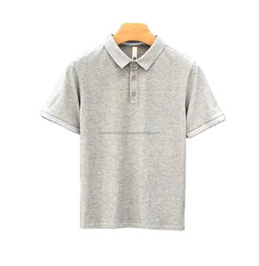 Camiseta Polo de Manga Corta para Hombre, Color Sólido, de Alta Gama, Verano, Logotipo OEM Personalizado - Product Image 1