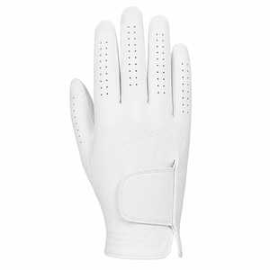 Gants de golf en cuir de mouton pour homme, personnalisables avec logo, antidérapants, résistants à l'usure, respirants, pour la main gauche, avec fermeture auto-agrippante, pour le sport - Product Image 3