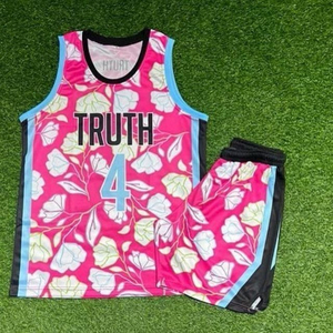 Casual Stylish Heat-Transfer Printed Satin T-Shirt and Shorts <b>Set</b> Polyester/Cotton Summer Men Custom Breathable Custom Logo - Product Image 3