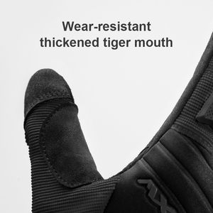 Gants de cyclisme pour hommes et femmes - Équipement de vélo avec bandes réfléchissantes et coussinets antidérapants et amortisseurs pour vélo/VTT/entraînement - Product Image 5