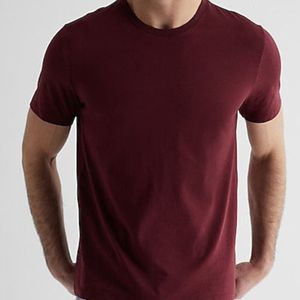 T-shirt décontracté tricoté sur mesure pour homme – Mélange 100 % coton/polyester, coupe classique, fabricant OEM/ODM, séchage rapide, écologique - Product Image 1