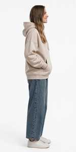 ONETEN APPARELS Women's Navy Blue <b>Cropped</b> Hoodie Wide Leg <b>Joggers</b> Set Full Sleeve Print Streetwear Tracksuit Loose Fit 2 1 100% - Product Image 2