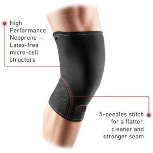Genouillères de compression unisexe en néoprène imperméable réglables pour la fixation du genou, idéales pour la musculation et les squats en salle de sport (vente en gros) - Product Image 4