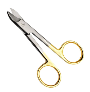 Ciseaux à ongles professionnels en acier inoxydable durables, ciseaux de manucure et pédicure à pointe fine, ciseaux droits pour sourcils et poils du visage - Product Image 1