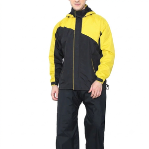 Conjunto Deportivo Cortavientos para Hombre, Chaqueta con Capucha y Cremallera Completa con Pantalones Jogger a Juego, Ropa Deportiva Ligera y Resistente al Viento - Product Image 2