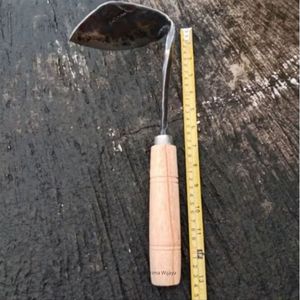 Mini Azada de Jardín de Alta Calidad con Hoja Angulada de Acero de 15 cm, Herramienta para Desherbar con Mango de Madera, OEM - Product Image 4
