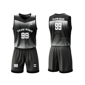Tenue d'équipe de basketball CElite, maillot et short de jeu professionnel en polyester interlock 180 GSM, fabricant OEM - Product Image 2