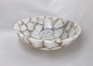 Lavabo de encimera de piedra preciosa, fabricante de lavabos de piedra preciosa personalizados, lavabo de piedra preciosa pulida, lavabo de piedra de lujo para hotel, piedra decorativa. - Product Image 5