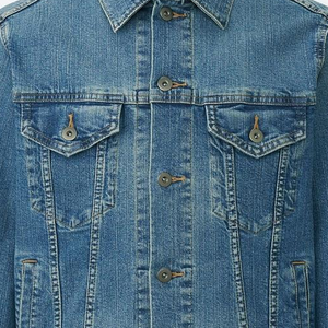 Factory Made Custom Unisex Denim Jacket Slim Fit Casual Outerwear <b>Stand</b> Coated Breathable Streetwear Button Cotton Jean Jacket - Product Image 6